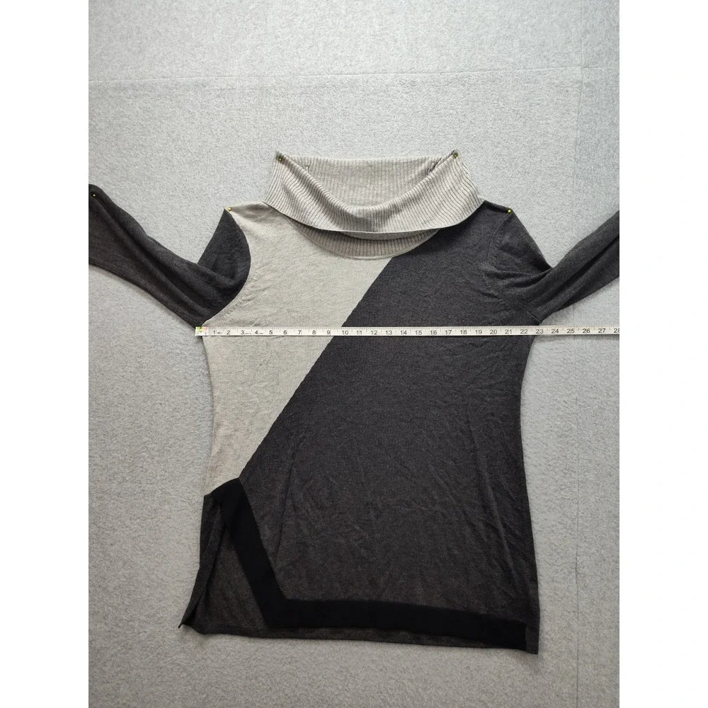 Context Women Sweater XL Multicolor Cowl Neck Long Sleeve‎ Pullover Outdoor